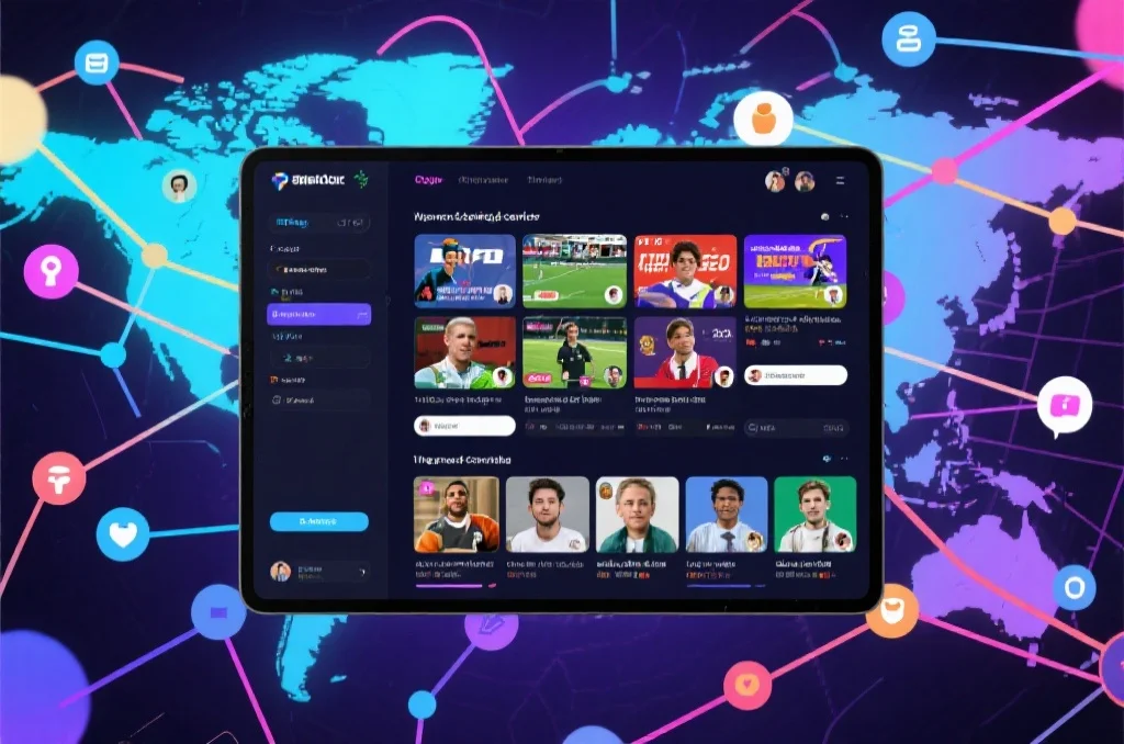 365体育娱乐网的互动社区界面，展示用户讨论和社交连接